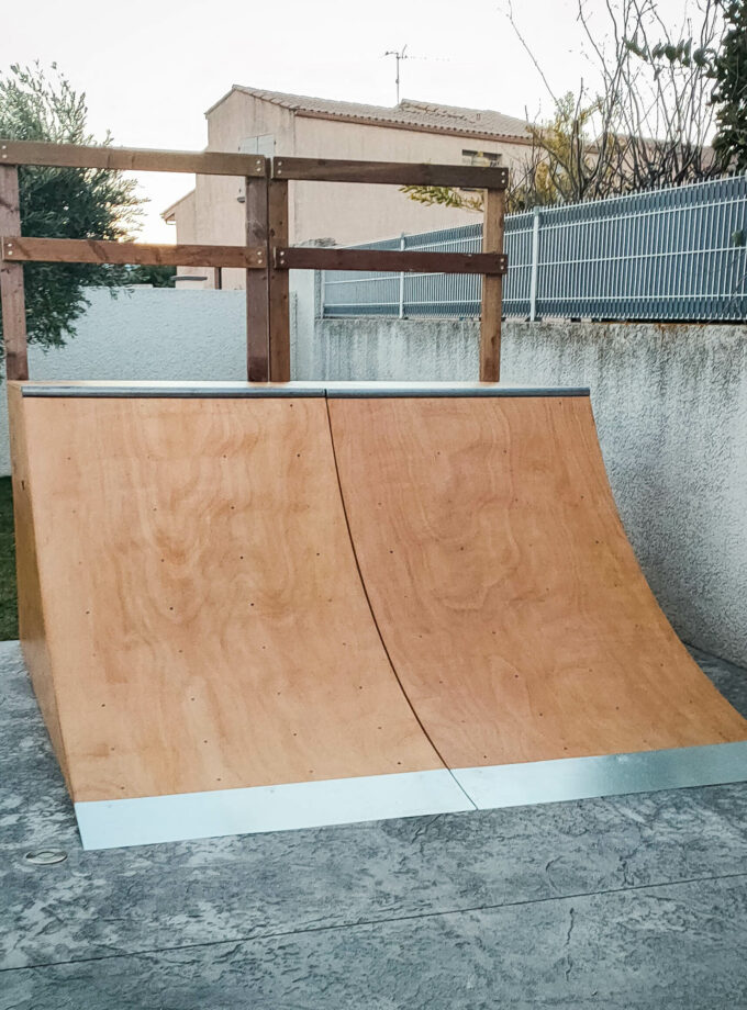 courbe quarter rampe module skatepark skate trottinette bmx roller