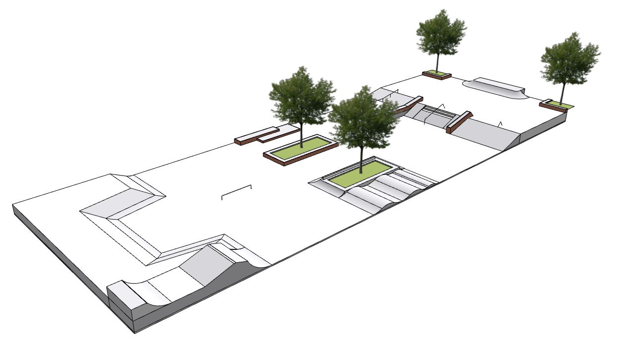 SKATEPARK MONTAUBAN Avant-projet skatepark béton